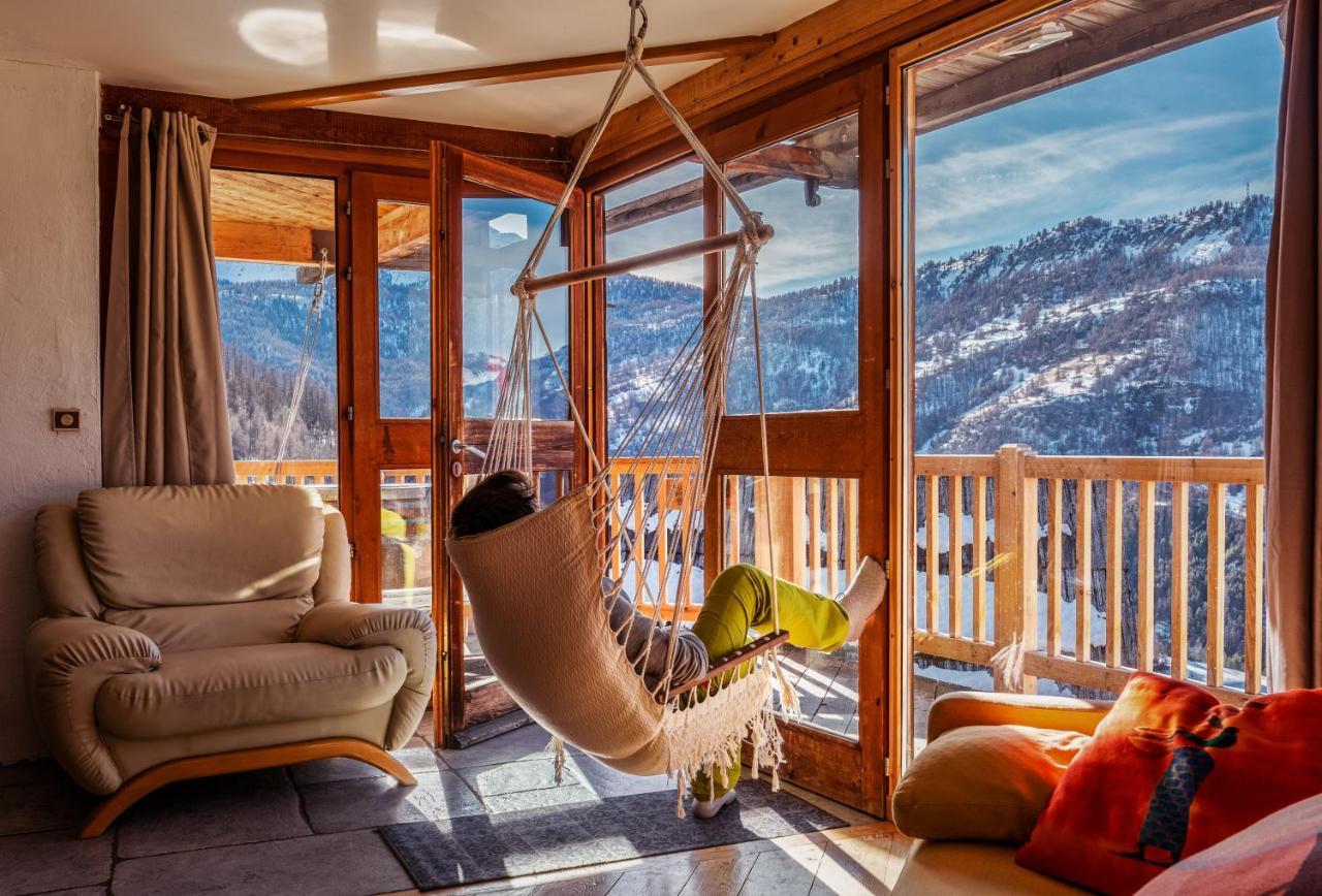 Chalet Panoramique Chateau-Ville-Vieille Экстерьер фото
